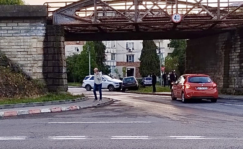 Accident în Pitești, în apropiere de parcul Ștrand