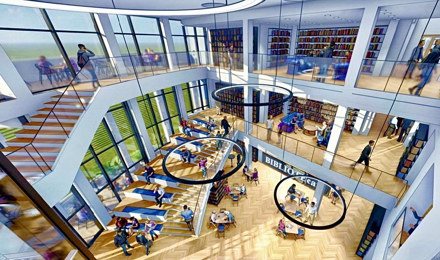 Se construiește o bibliotecă ultramodernă într-un oraș din Argeș