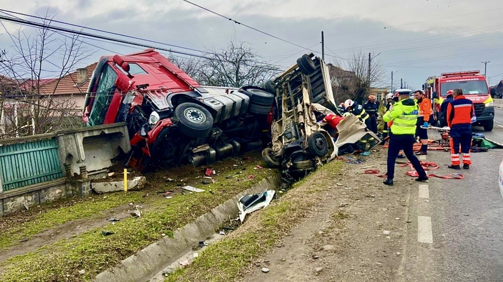 Accident în comuna Bascov