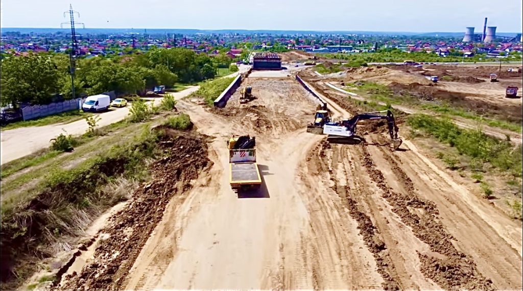 Constructorul Ozaltin face minuni pe Drumul Expres Craiova-Pitești
