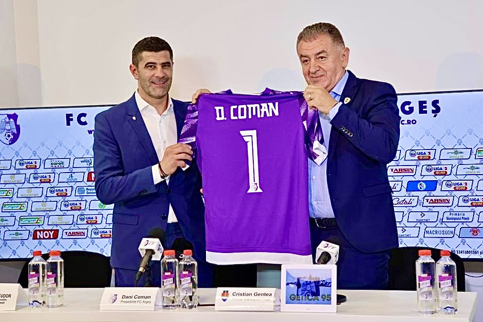 Oficial. Dani Coman a preluat funcția de președinte al FC Argeș