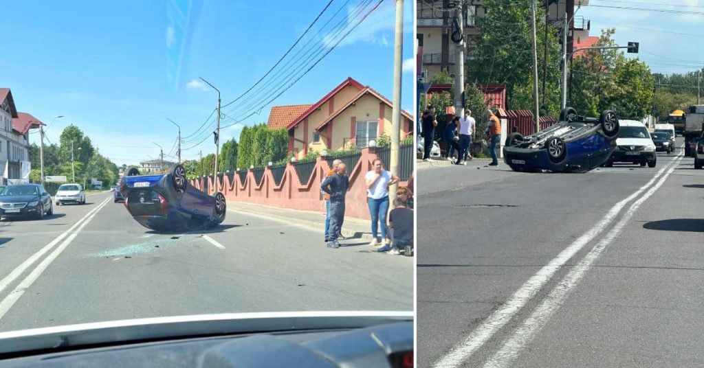 Accident lângă restaurant Capitol din Pitești