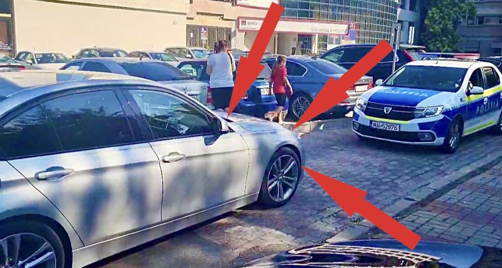 De noaptea minții! Un șofer de BMW a blocat accesul Poliției în Pitești