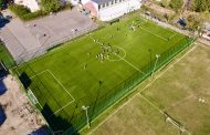 Așa arată terenul de fotbal „Aripi” al Liceului cu Program Sportiv „Viitorul” din Pitești