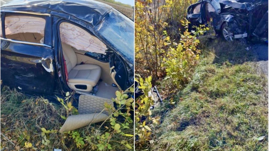 Accident pe DN 65 B, sunt implicate trei autoturisme