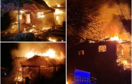 Iadul pe pământ într-o comună din Argeș. Incendiu nimicitor, flăcări uriașe