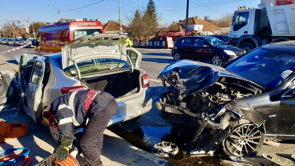 Accident în Pitești 