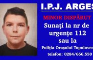 Panică în Argeș! Un copil de 14 ani nu s-a mai întors de la școală