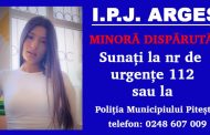 Pitești. Maria Gabriela este de negăsit! Polițiștii răscolesc județul