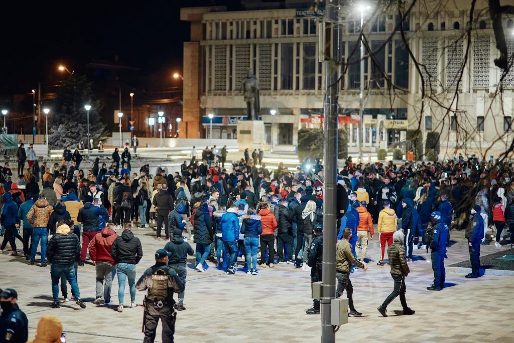 Protest în Pitești 