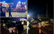 Accident grav în județul Argeș. Trei persoane rănite, victima blocată în mașină