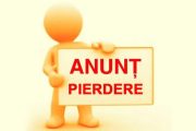 Anunț pierdere