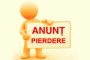 Anunț pierdere
