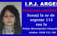 Argeș: Poliția caută o femeie de 53 de ani, dispărută astăzi