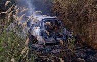 Două incendii de vegetație în Argeș. Un bărbat rănit și o mașină mistuită de flăcări