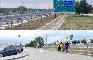 Protest în desfășurare pe Autostrada Pitești – București. Șoferii de camioane pleacă în marș spre Capitală