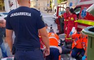 Erou în uniformă. Un jandarm argeșean a salvat un bărbat căzut pe stradă în Pitești