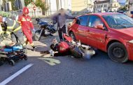 Accident la Câmpulung! Motociclist de 27 de ani, rănit și transportat la spital