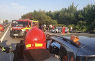 Accident grav pe Autostrada București – Pitești. 5 mașini și un TIR implicate