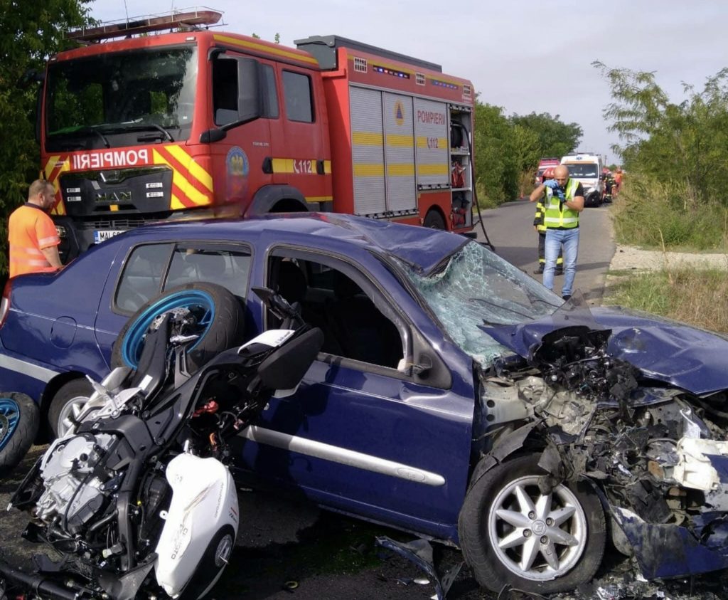 Accident motocicletă