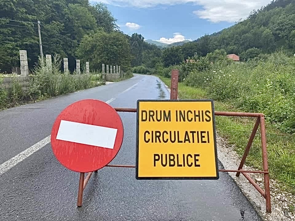 Drum închis temporar pe DJ 703H Sălătrucu – Vâlcea