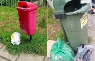Coșurile stradale NU sunt destinate deșeurilor menajere generate în casă!