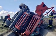 Accident grav pe DN7, în județul Argeș. Un vehicul a părăsit partea carosabilă
