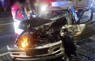 Accident în Pitești, pe strada Sticlelor. O victimă a fost găsită blocată în mașină