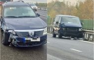 Trei persoane rănite într-un accident pe A1, în zona kilometrului 115