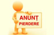 Anunț pierdere