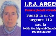 Femeie din comuna Mioarele, dată dispărută! Fiul acesteia a alertat autoritățile