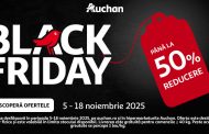 Auchan dă startul Black Friday 2025: peste 1.500 de produse cu reduceri de până la 50% în magazine și pe auchan.ro