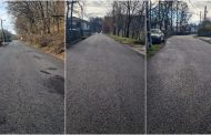Lucrări de reparații ale carosabilului pe strada Zamfirești