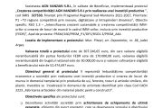 Anunț de presă lansare proiect