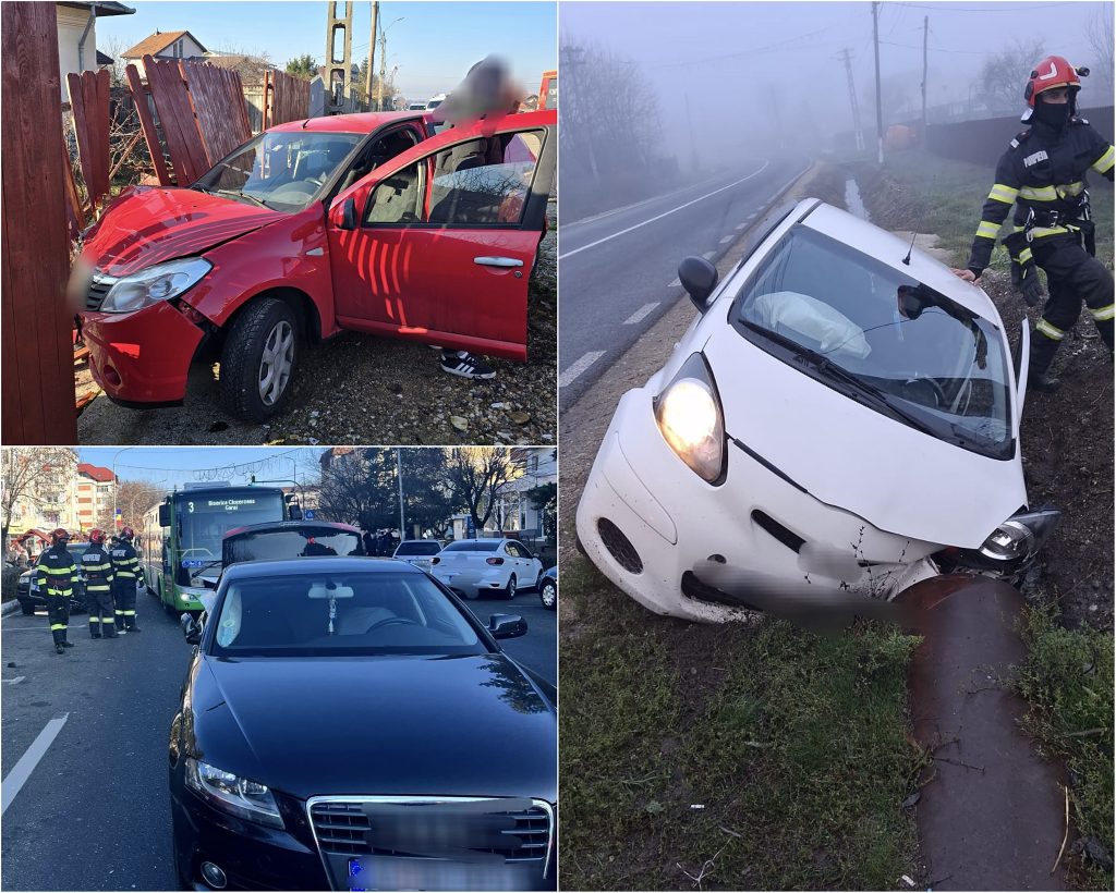 Trei accidente rutiere cu victime în județul Argeș!