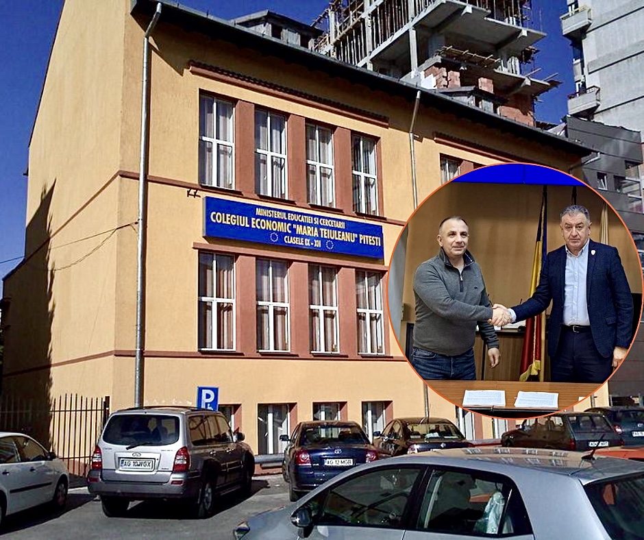 Photo for the article Contract semnat astăzi! Investiție de peste 24 milioane lei la Colegiul Economic „Maria Teiuleanu” din Pitești