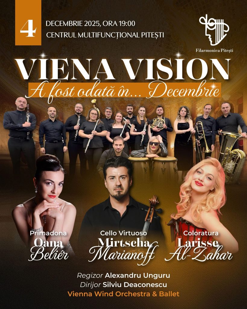 O combina&#539;ie &icirc;ntre muzic&#259; &#537;i teatru la Filarmonica Pite&#537;ti. &ldquo;Vienna Vision &ndash; A fost odat&#259; &icirc;n decembrie&rdquo;
