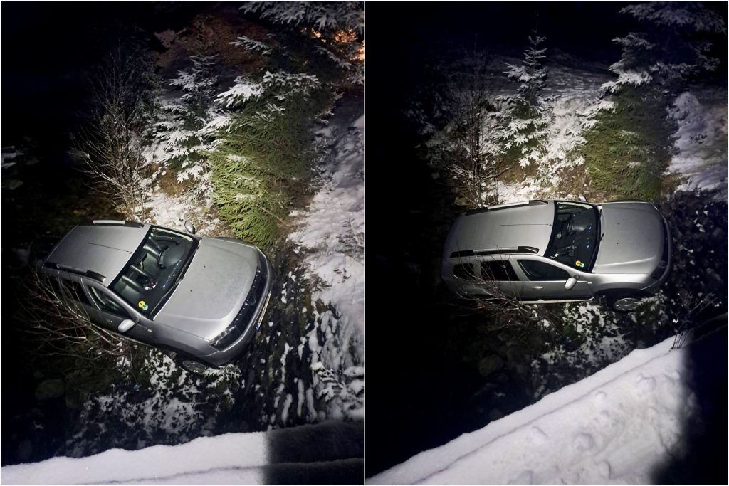 Poza pentru articolul Mașină căzută de pe un pod în județul Argeș. Șase persoane evacuate!