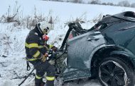 Accident rutier în comuna Cetățeni. Pompierii și SAJ la fața locului!