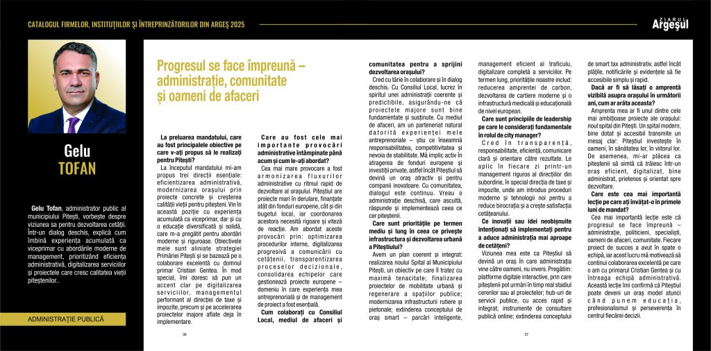 Tofan-Gelu-Catalog – Ziarul Argeşul - ediţia online