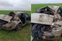 Mașină distrusă complet! Un bărbat de 44 ani a ajuns la spital