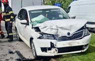 Accident rutier în Pitești! Două persoane asistate medical