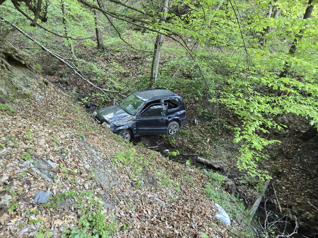 Poza pentru articolul Argeș: A ajuns cu mașina în șanț! Victimă transportată la spital
