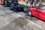 Accident între o mașină și o motocicletă în județul Argeș. Intervin pompierii