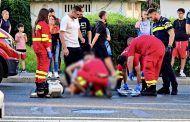 Pieton spulberat de un autoturism! Din păcate, nu a mai avut nicio șansă