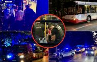 Scandal monstru în centrul Piteștiului: Telefon aruncat în față și spray lacrimogen! Femeie încătușată în autobuz