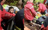 Primele imagini cu Alex, copilul dispărut, salvat după trei zile de căutări dramatice