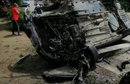 Mașină răsturnată într-o comună din județul Argeș