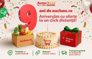Auchan.ro sărbătorește 9 ani de cumpărături online: 10 milioane de produse livrate către clienți doar anul trecut