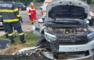 Argeș: Accident petrecut în această dimineață! A intrat cu mașina în gardul unei proprietăți